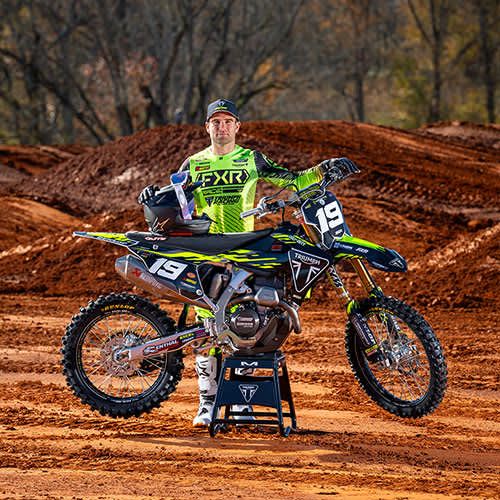 TRIUMPH モトクロス メッシュ　長袖　L トライアンフ　新品未使用 SuperMotocross チーム | For the Ride